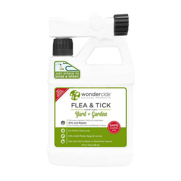 Wondercide Ready-to-Use Natural Outdoor Flea, Tick & Mosquito Control for Yard + Garden, 32-oz - Mutts & Co.