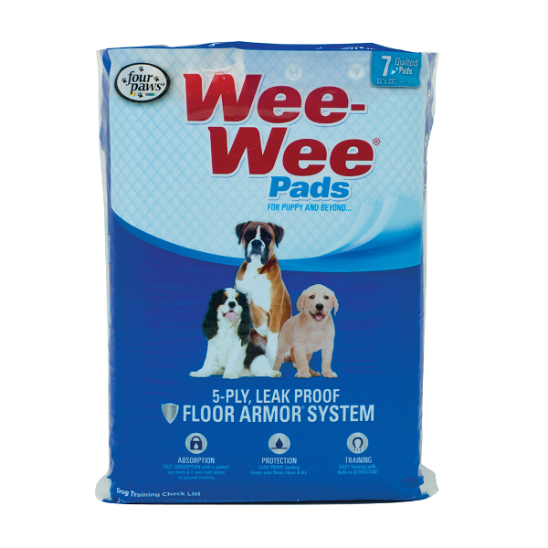 Four Paws Wee-Wee Pet Training and Puppy Pads, 22" x 23" - Mutts & Co.