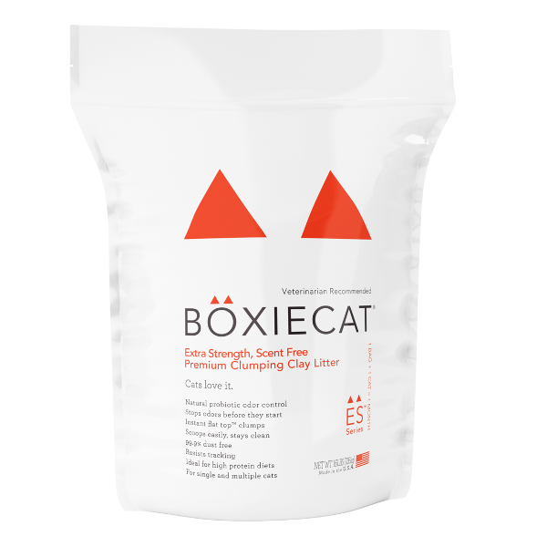 Boxiecat Extra Strength Scent Free Premium Clumping Clay Cat Litter - Mutts & Co.