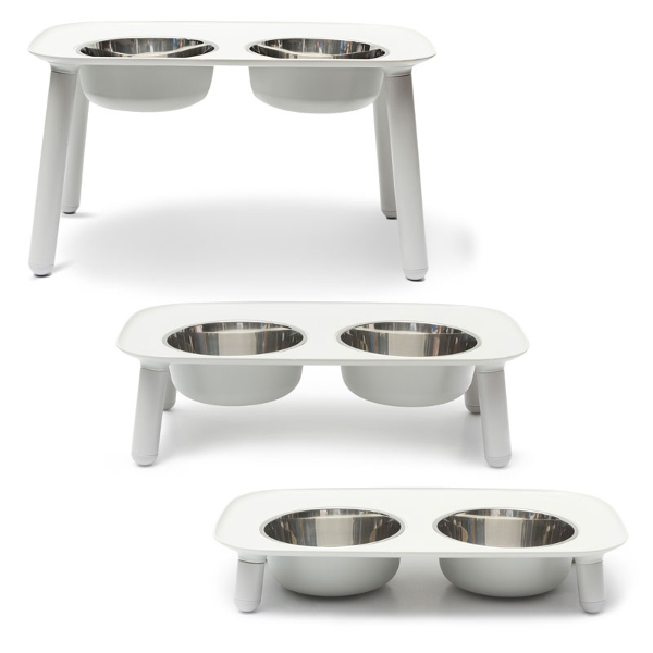 Messy Mutts Elevated Double Feeder Dog Bowls - Mutts & Co.