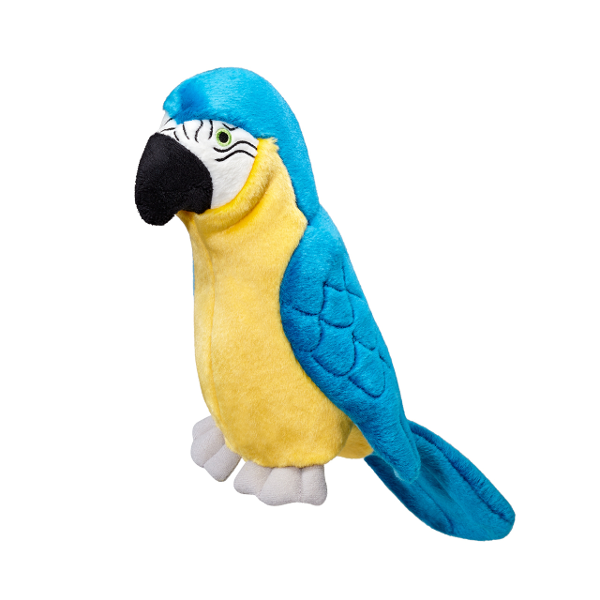 Fluff & Tuff Jimmy Parrot 15" Plush Dog Toy - Mutts & Co.