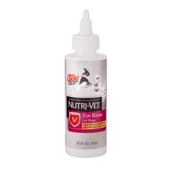 Nutri-Vet Eye Rinse for Dogs, 4-oz bottle - Mutts & Co.