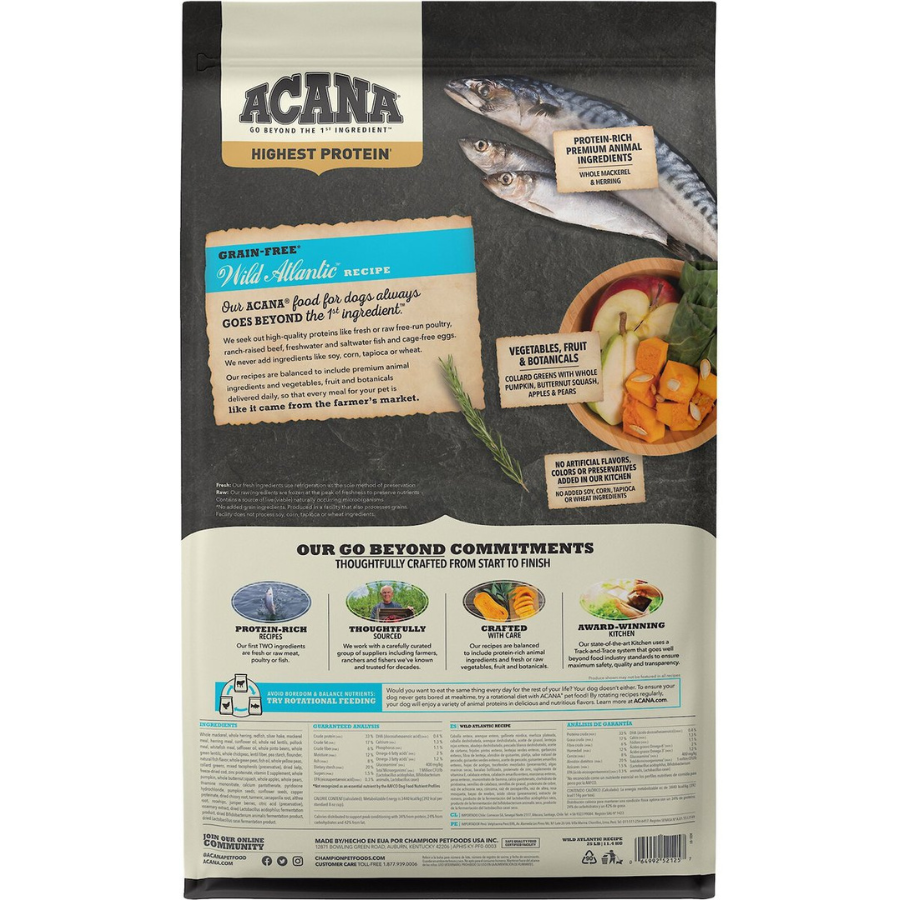 Acana Regionals Wild Atlantic Grain-Free Dog Food - Mutts & Co.