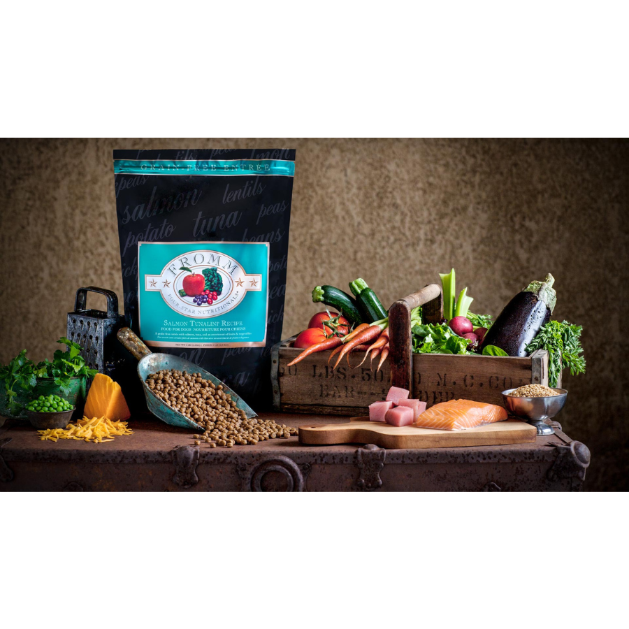 Fromm Four-Star Grain-Free Salmon Tunalini Dog Food - Mutts & Co.