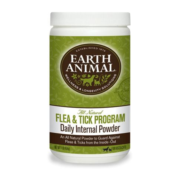 Earth Animal Flea and Tick Internal Powder 1lb - Mutts & Co.