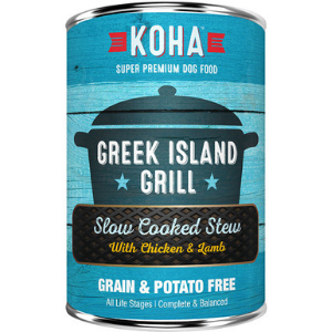 Koha Greek Island Grill Slow Cooked Stew Grain-Free Canned Dog Food 12.7 oz - Mutts & Co.