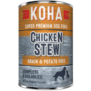Koha Chicken Stew Grain-Free Canned Dog Food 12.7 oz - Mutts & Co.