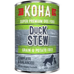 Koha Duck Stew Grain-Free Canned Dog Food 12.7 oz - Mutts & Co.