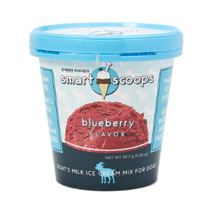 Puppy Cake Smart Scoops Goat's Milk Ice Cream Mix Blueberry - Mutts & Co.