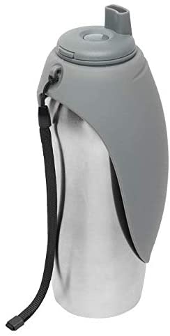 Messy Mutts Stainless Travel Water Bottle Bowl - Main Image