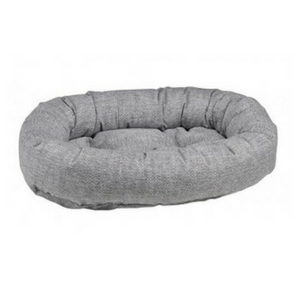 Bowsers Donut Dog Bed Microlinen Allumina - Mutts & Co.