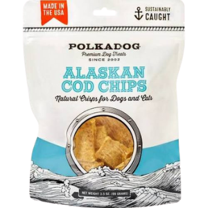 Polka Dog Alaskan Cod Chips 3.5oz - Mutts & Co.