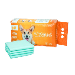 WizSmart Dog Pads Super Absorbent 30 CT - Mutts & Co.