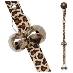 Poochie Pets PoochieBells® Dog Doorbells Animal Kingdom Leopard - Mutts & Co.