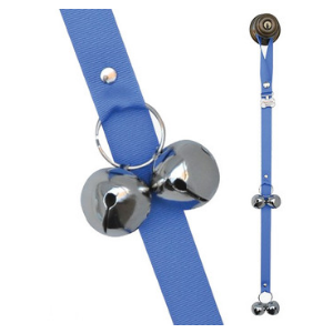 Poochie Pets PoochieBells® Dog Doorbells Solid Color Classic Hydrangea Blue - Mutts & Co.
