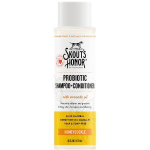 Skout's Honor Probiotic Pet Shampoo Plus Conditioner Honeysuckle 16-oz - Mutts & Co.
