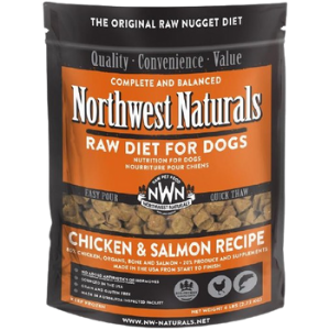Northwest Naturals Raw Frozen Chicken & Salmon Nuggets Dog Food 6 lb - Mutts & Co.