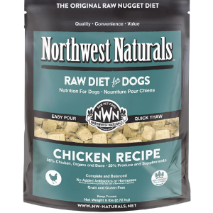 Northwest Naturals Raw Frozen Chicken Nuggets Dog Food 6 lb - Mutts & Co.
