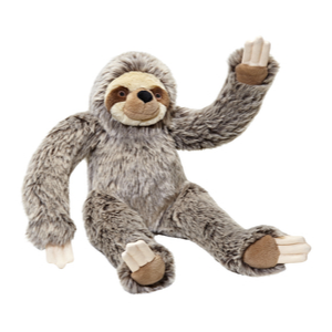 Fluff & Tuff Sonny the Sloth 9" Plush Dog Toy - Mutts & Co.