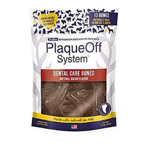 Proden PlaqueOff Dental Care Bones Natural Bacon, 17oz - Mutts & Co.