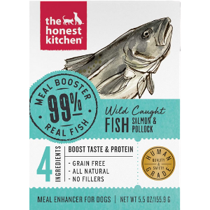 The Honest Kitchen Meal Boosters 99% Salmon & Pollock For Dogs, 5-oz Box - Mutts & Co.