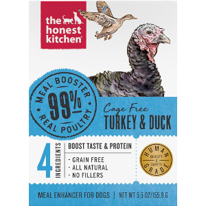 The Honest Kitchen Meal Boosters 99% Turkey & Duck For Dogs, 5-oz jar - Mutts & Co.