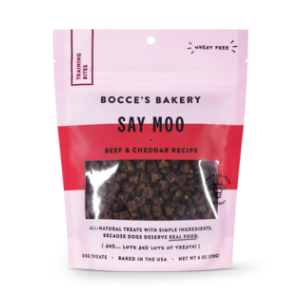 Bocce's Bakery Say Moo Training Bites, 6 oz - Mutts & Co.