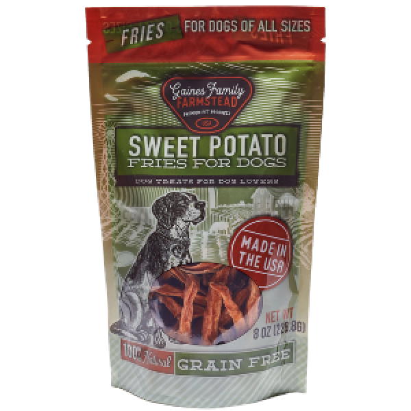 Gaines Family Farmstead Sweet Potato Fries Dog Treats - Mutts & Co.