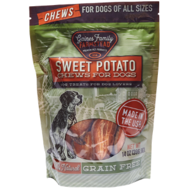 Gaines Family Farmstead Sweet Potato Chews Dog Treats - Mutts & Co.
