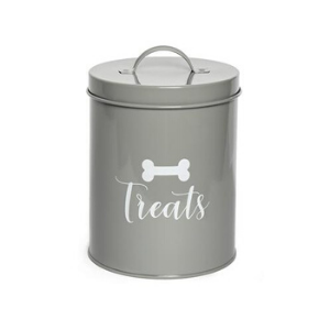 Park Life Designs Jasper Grey Treat Canister - Mutts & Co.