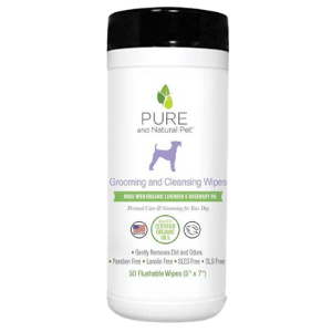 Pure and Natural Pet Lavender & Rosemary Wipes - Mutts & Co.