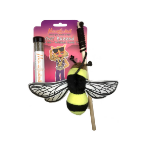 Meowijuana Catnip Get Buzzed Bee Cat Toy - Mutts & Co.