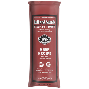 Northwest Naturals Raw Frozen Beef Chub Dog Food 5 lb - Mutts & Co.