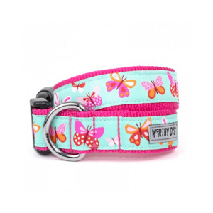 The Worthy Dog Butterflies Dog Collar - Mutts & Co.
