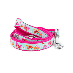 The Worthy Dog Butterflies Dog Lead - Mutts & Co.