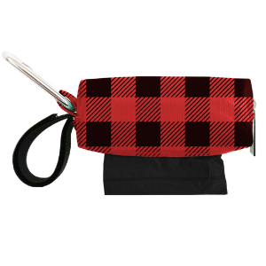 Doggie Walk Bags Duffel Bag for Dogs Red Check - Mutts & Co.