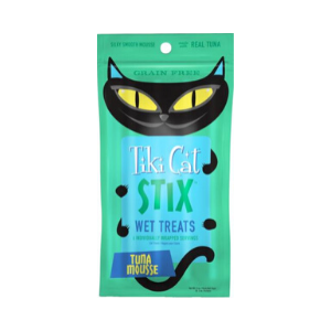 Tiki Cat Stix Tuna Mousse Grain-Free Cat Treats, 3 oz - Mutts & Co.
