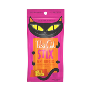 Tiki Cat Stix Chicken Mousse Grain-Free Cat Treats, 3 oz - Mutts & Co.