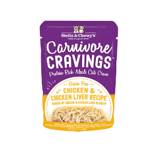 Stella & Chewy's Carnivore Cravings Chicken & Chicken Liver Recipe Cat Food, 2.8 oz - Mutts & Co.