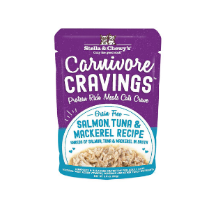 Stella & Chewy's Carnivore Cravings Salmon, Tuna & Mackerel Recipe Cat Food, 2.8 oz - Mutts & Co.