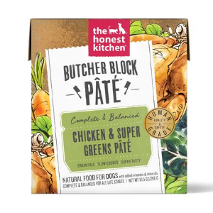 The Honest Kitchen Butcher Block Pate Chicken & Super Greens Pate Wet Dog Food, 10.5-oz - Mutts & Co.