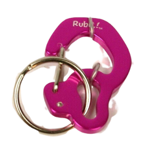 Rubit Curve Dog Tag Clip Pink - Mutts & Co.