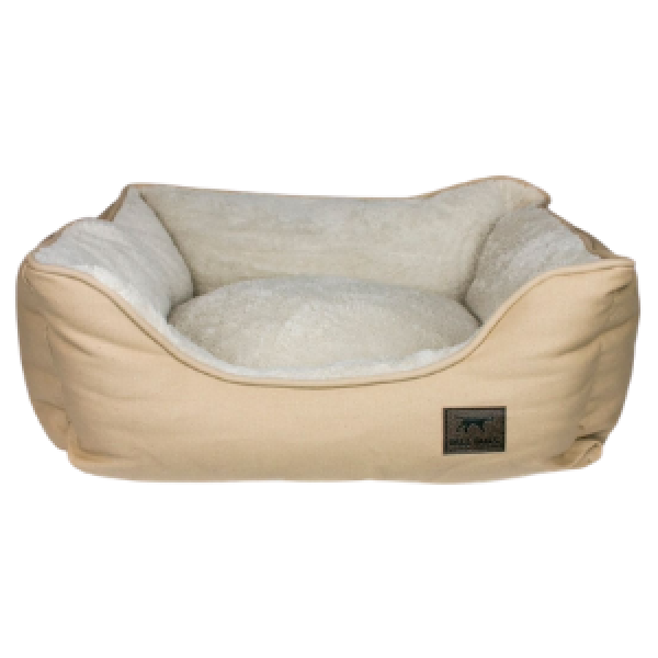 Tall Tails Dream Chaser Bolster Bed Khaki - Mutts & Co.