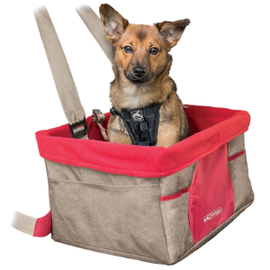 Kurgo Dog Heather Booster Seat Red - Mutts & Co.