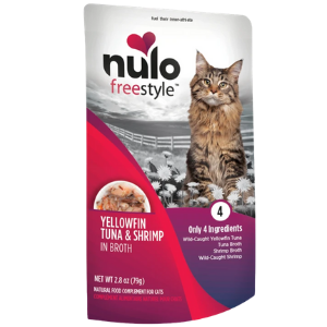 Nulo Grain-Free Yellowfin Tuna & Shrimp in Broth Cat Food Topper, 2.8oz - Mutts & Co.