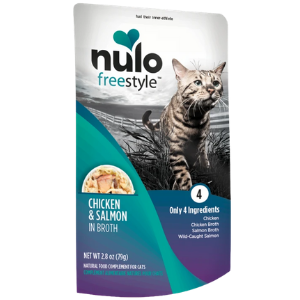 Nulo Grain-Free Chicken & Salmon in Broth Cat Food Topper, 2.8oz - Mutts & Co.