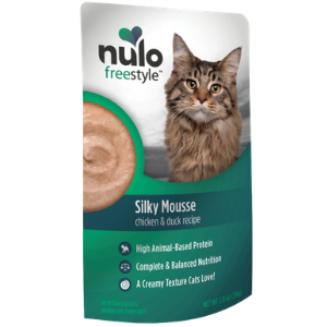 Nulo Freestyle Grain-Free Silky Mousse Chicken & Duck Recipe Cat Food Topper, 2.8oz - Mutts & Co.