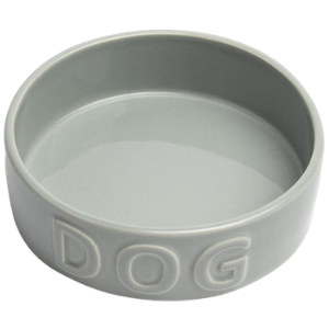 Park Life Designs Classic Dog Bowl Grey