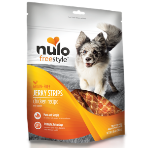 Nulo Freestyle Jerky Strips Chicken with Apples Dog Treat 5 oz. - Mutts & Co.