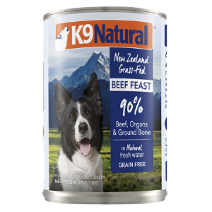 K9 Natural Beef Feast Canned Dog Food 13oz - Mutts & Co.